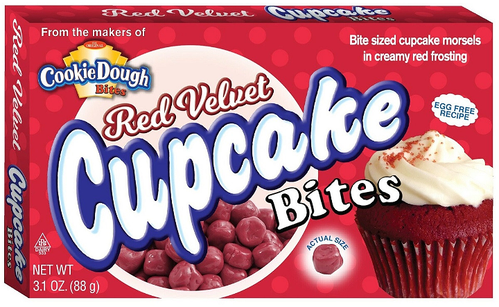 Red Velvet Cookie Dough Bites