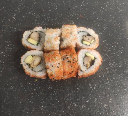 Spicy Chicken Uramaki (8 stuks)