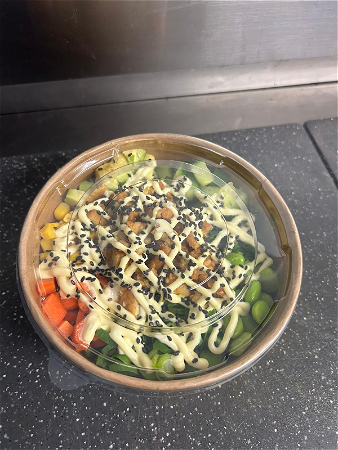 Fried Tofu Bowl (vegetarian)