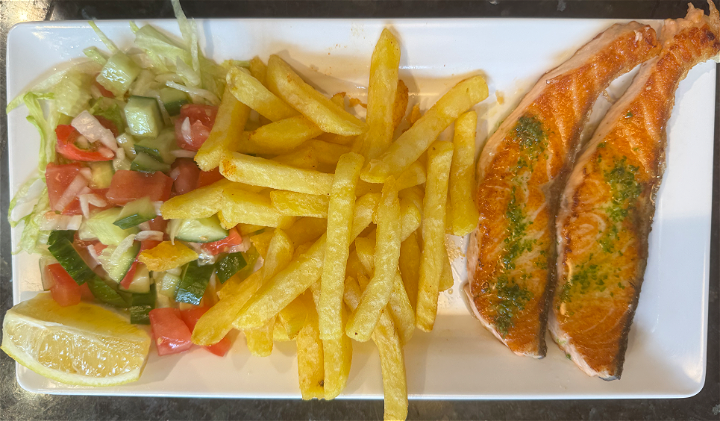 Zalm schotel