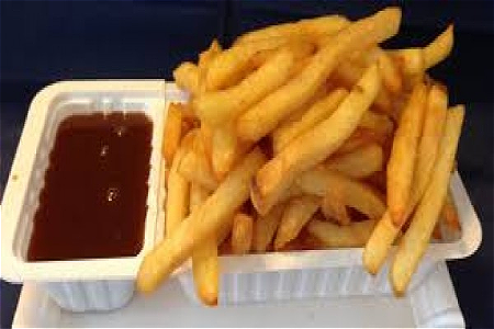 Groot friet curry