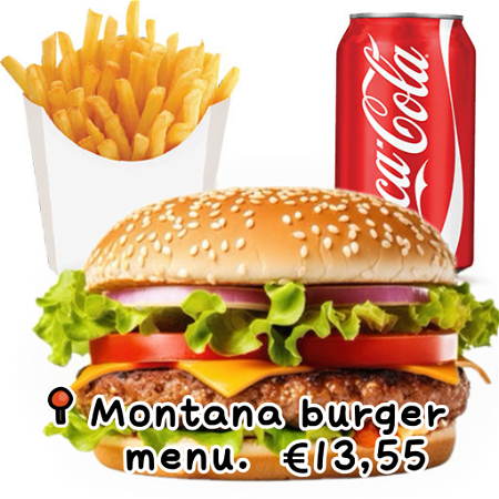 Montana giant burger menu