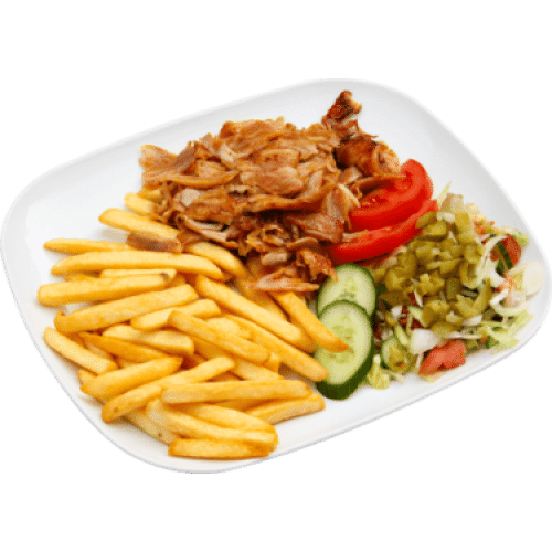 Döner kebab schotel