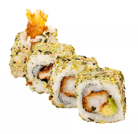 Wasabi ebi tempura roll