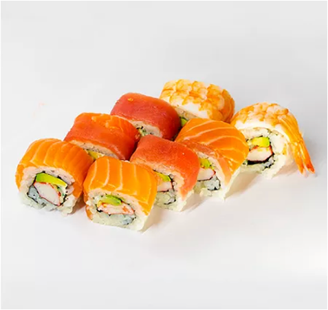 Special rainbow roll
