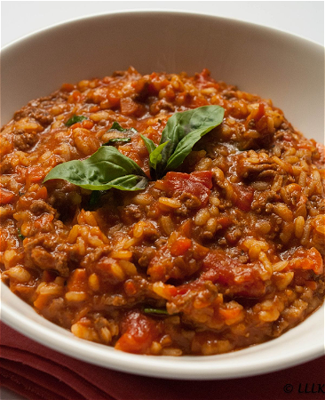 Risotto bolognese