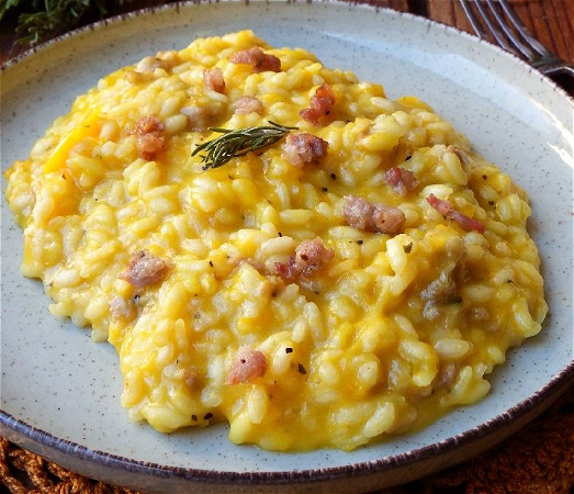 Risotto carbonara