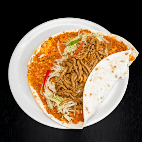 Turkse pizza met lamsshoarma