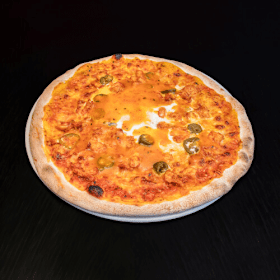 Pizza sweet chili chicken