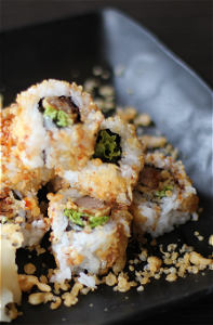 Tempura Aigamo roll