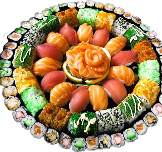 Sushi menu D (200 stuks)