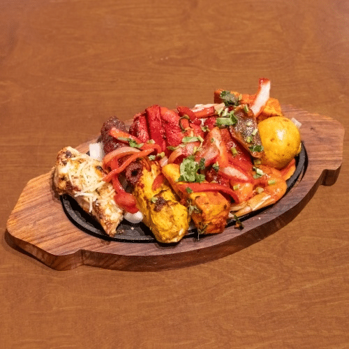 De Kleine Man mixed grill platter