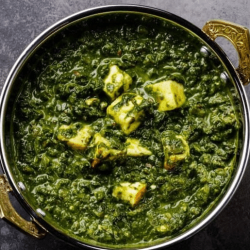 Lasooni palak paneer