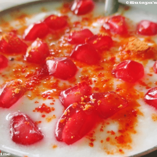 Pomegranate raitha