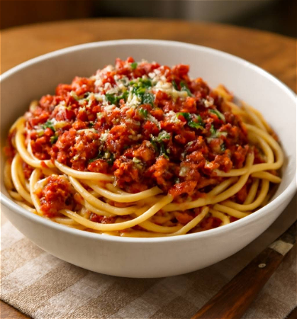 Spaghetti bolognese