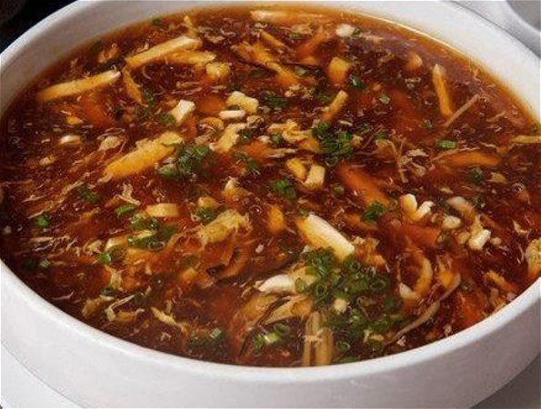 Chinese pikante soep