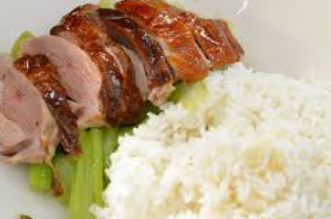 Roast Duck Rice Bowl (with bone）烤鸭盖饭