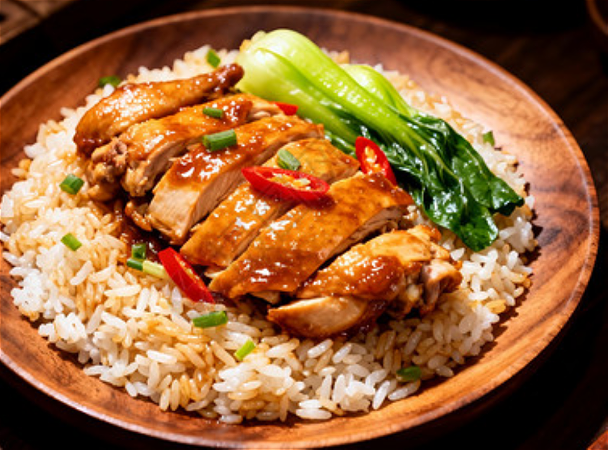 Roast chicken Rice Bowl 烤鸡盖饭