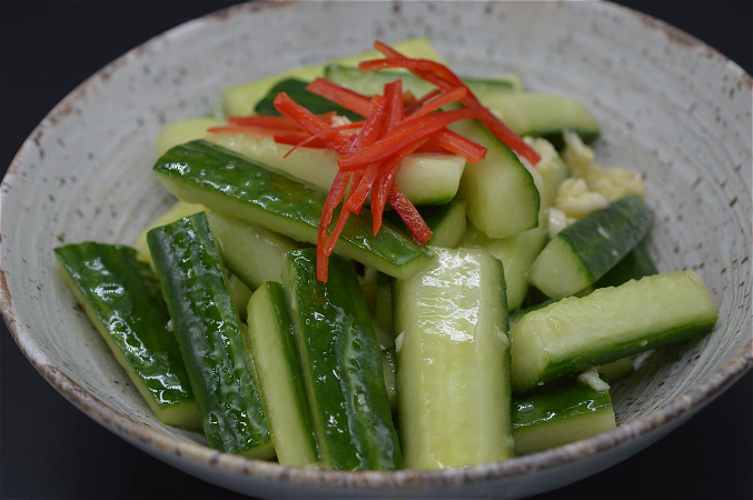 Garlic Cucumber Salad è’œæ³¥é�’ç“œ