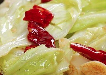 White cabbage with chili æ‰‹æ’•åŒ…è�œ