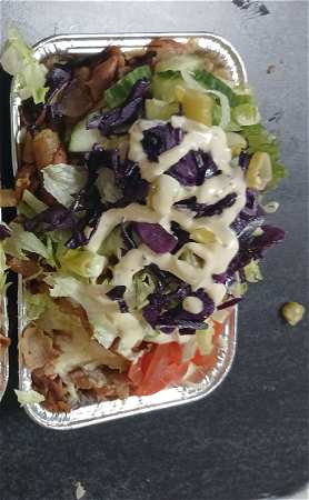 Kapsalon doner + blikje cola