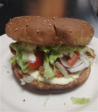 Cheeseburger met ham