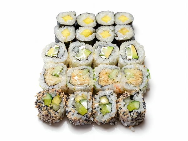 VEGETARISCH Menu H (18 stuk)