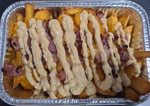 Bacon 'n cheese fries