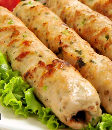 CHICKEN SEEKH KEBAB FROM THE CLAY OVEN