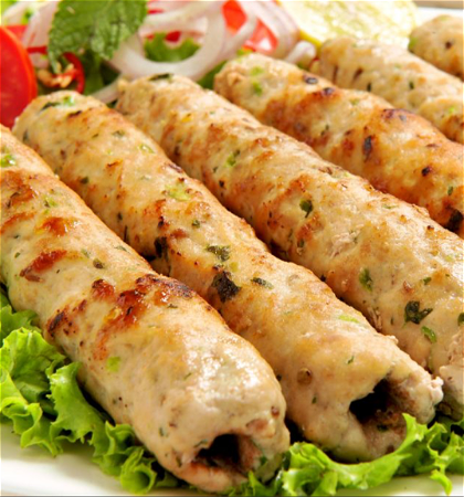 Chicken seekh kabab