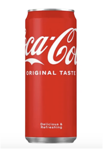 Coca cola blikje 0,33L