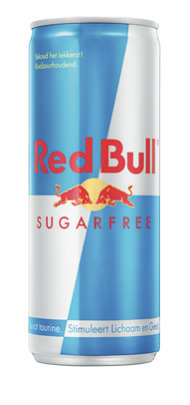 Red Bull suikervrij blikje 0,25L