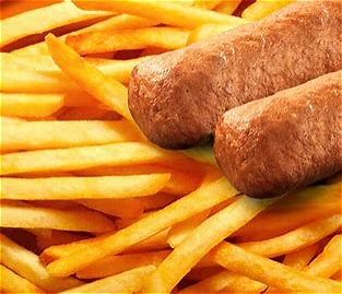 Actiemenu Frikandel en patat