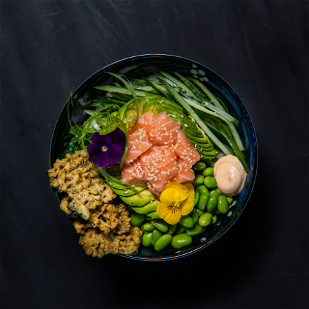 Poké bowl zalm