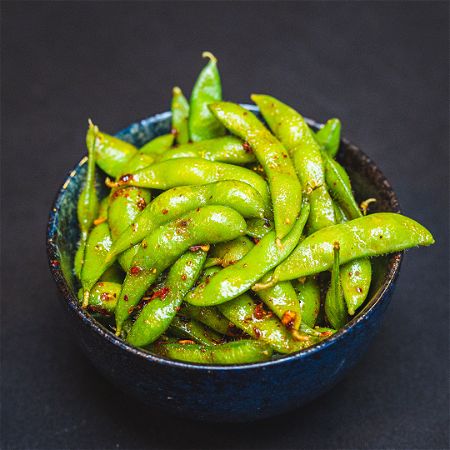 Spicy edamame