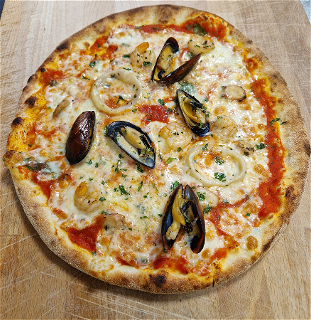 Pizza frutti di mare