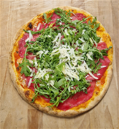 Pizza carpaccio