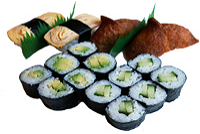 Sushi mix vegetarisch