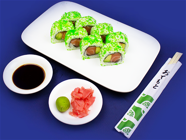 Wasabi roll inside out