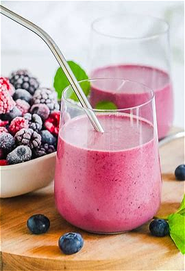 Smoothie Framboos aardbei