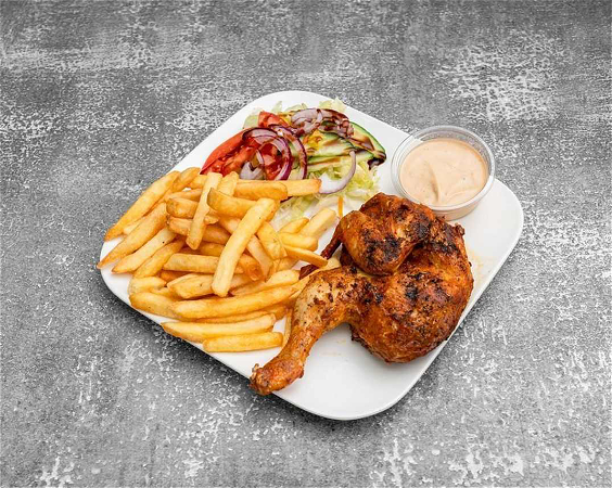 Gegrilde Halve Kip Schotel