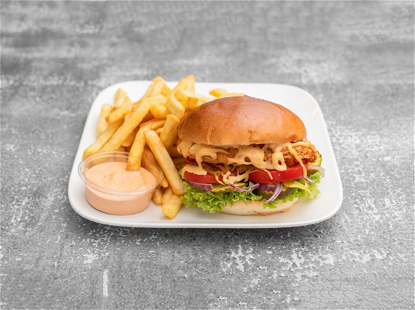Crispy Chicken Burger Menu