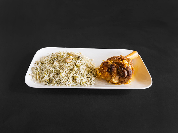 Baghali polo mahiche