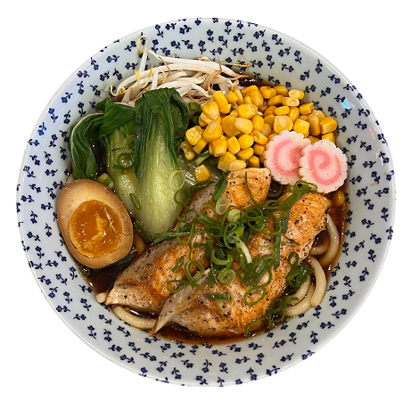 Salmon Terriyaki Udon