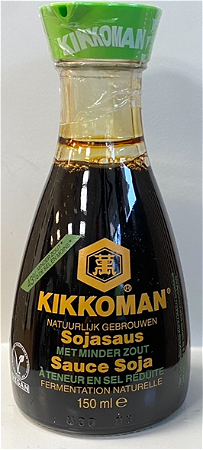 Kikkoman sojasaus minder zout (150ml)