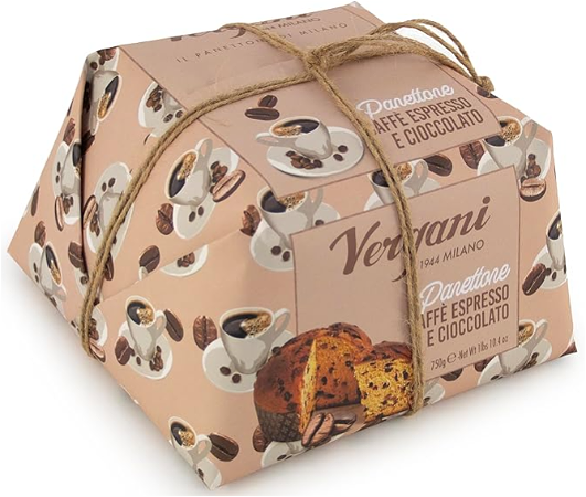 Vergani Panettone Espresso en Chocolade