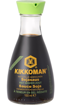 Kikoman soy sauce - less salt