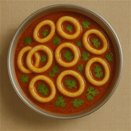 Inktvis Curry