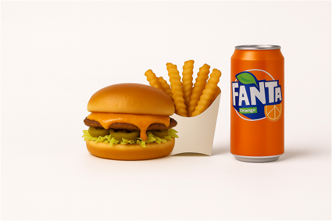 Fire smash burger menu