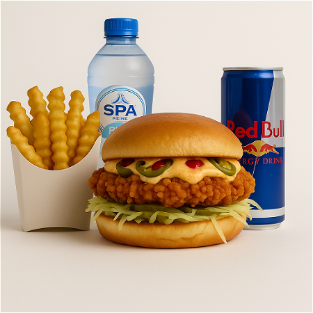 Spicy Piri Smash Chick Burger Menu